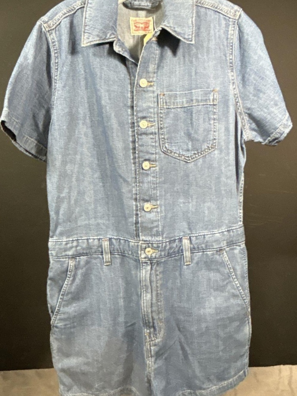 Levi Women's Blue Jean Romper Sz.S NWT